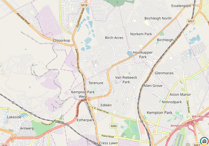 Map location of Terenure